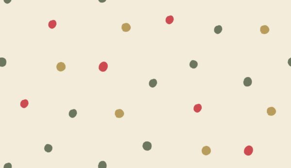 Colorful Christmas Dots Vintage