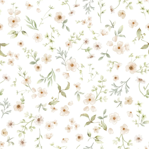Floral Malin White