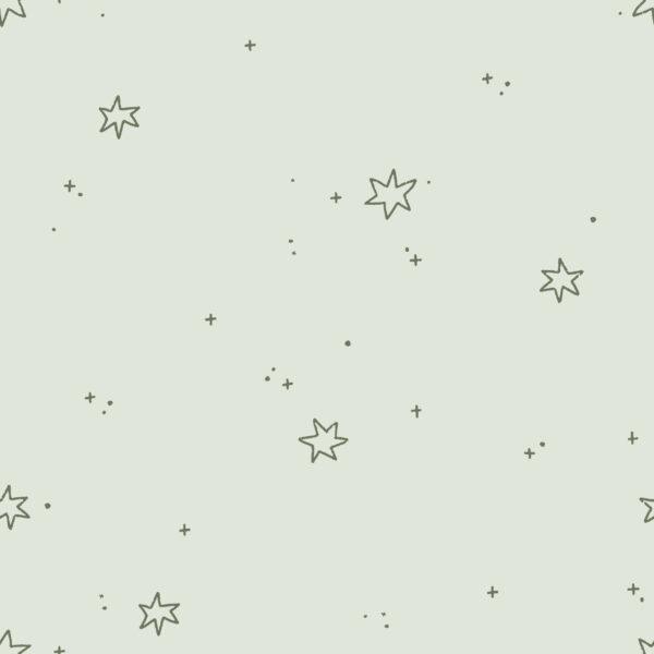 Simple Stars and Sparkles Mint Blue