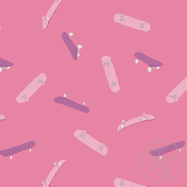 Skateboard Pink