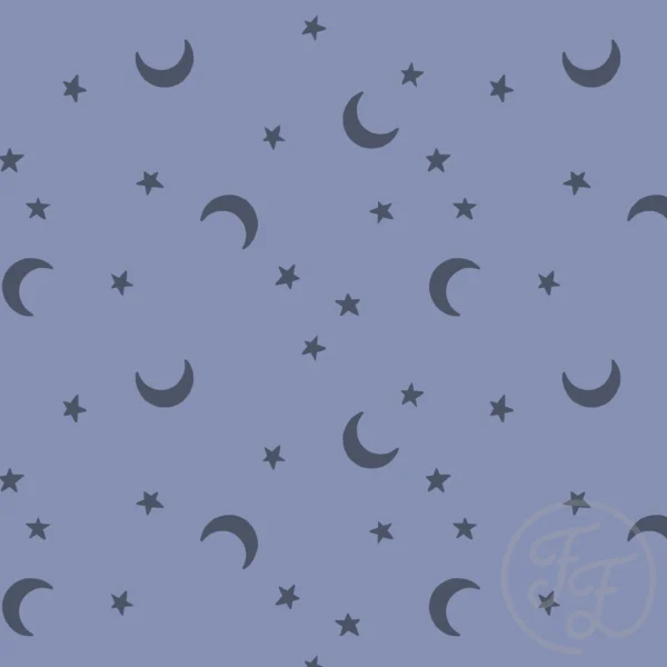 Moon & Stars Midnight Blue Medium