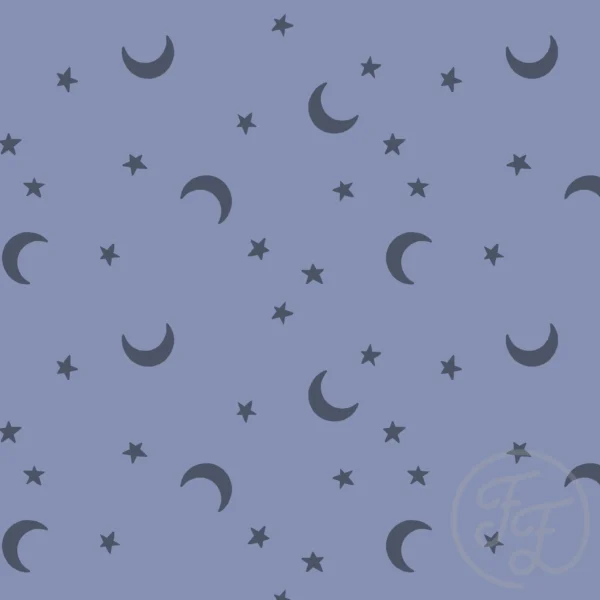 Moon & Stars Midnight Blue Medium