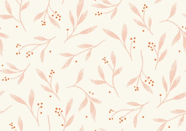 Winter Mistletoe Branches Pink