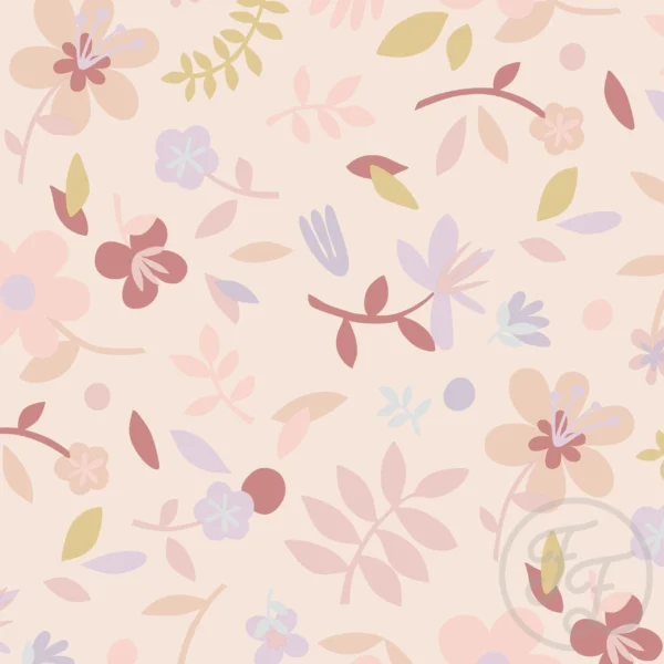 Collage Flower Peach Big