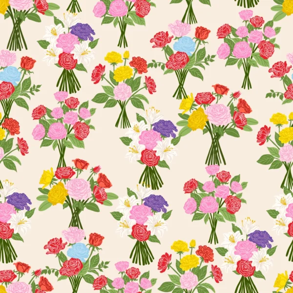 Bouquet in Soft peach