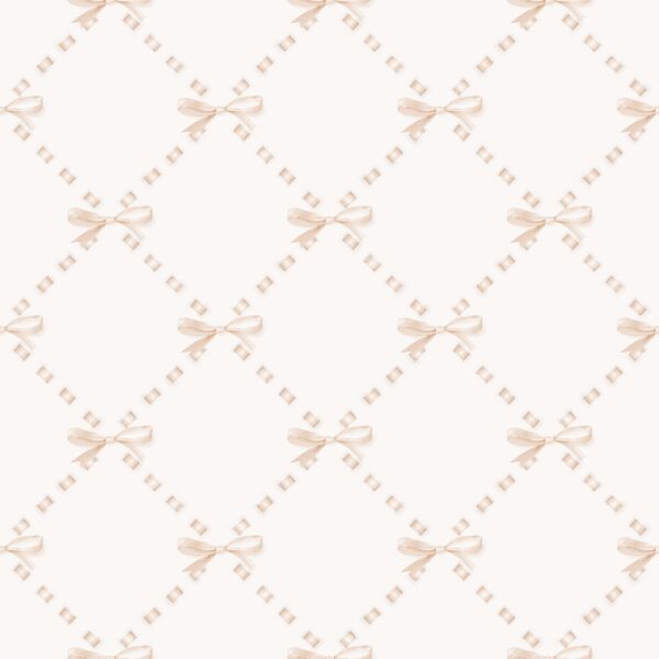 Beige Bows and Ribbons