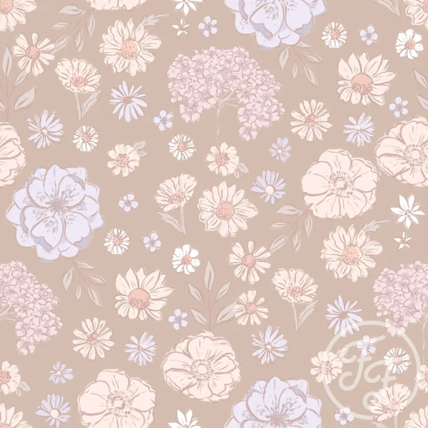 Flower Dreams Rose Brown