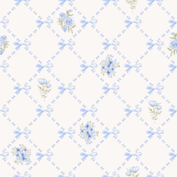 Romantic Blue Ribbons and Bows