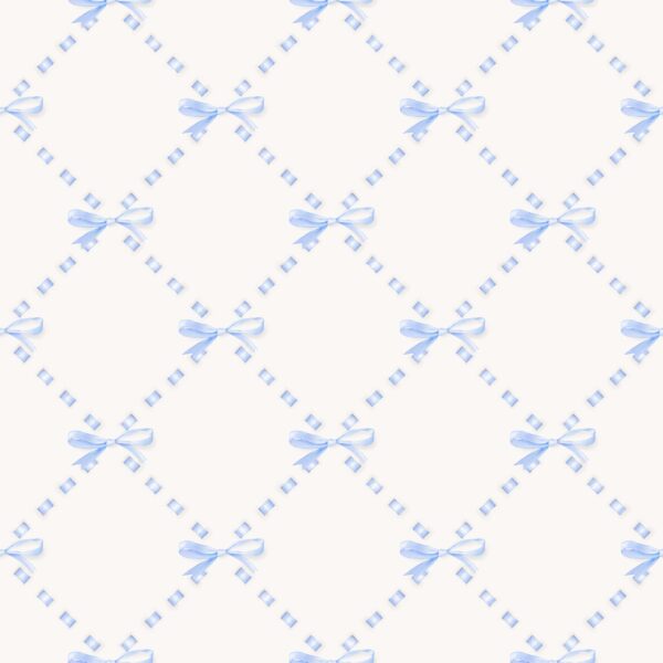 Blue Bows and Ribbons