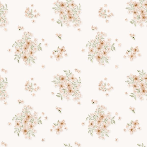Romantic Beige Flowers