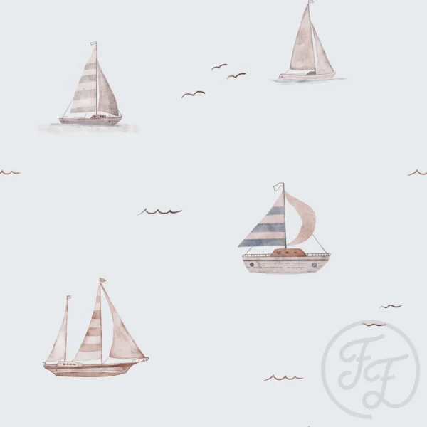 Boats light blue
