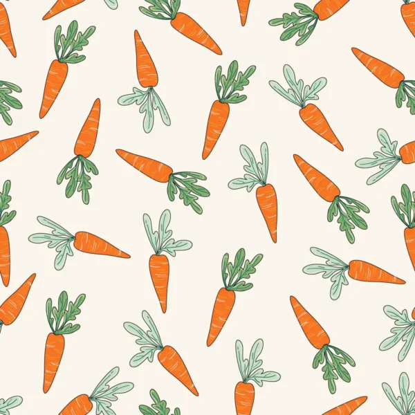 Carrots in Spring wood