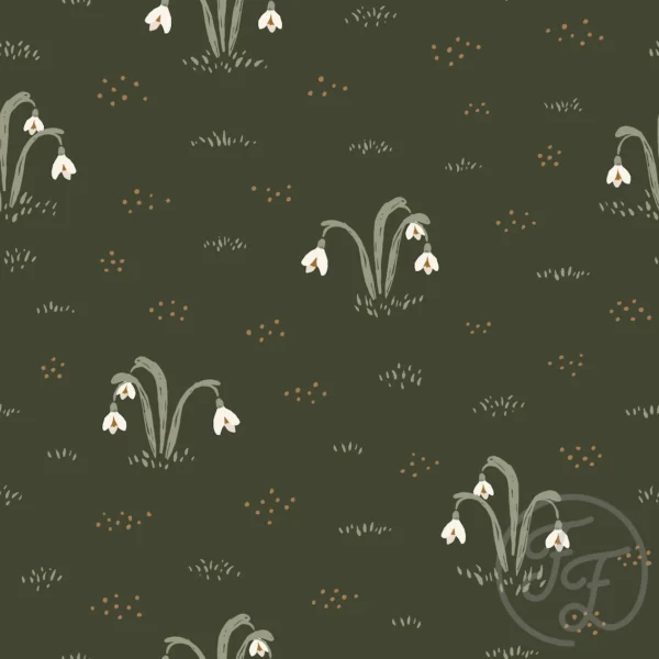 Snowdrops Pine Green