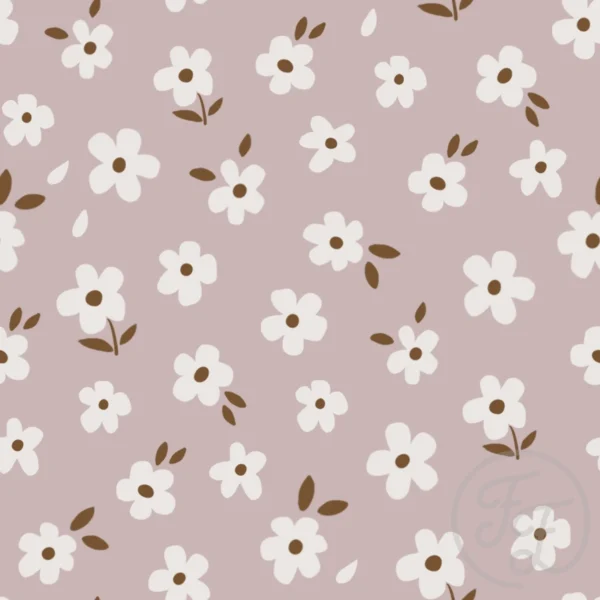 70s Flowers Oldrose