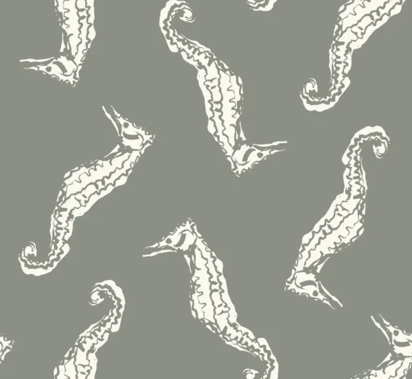 Dancing Seahorse Sage Green