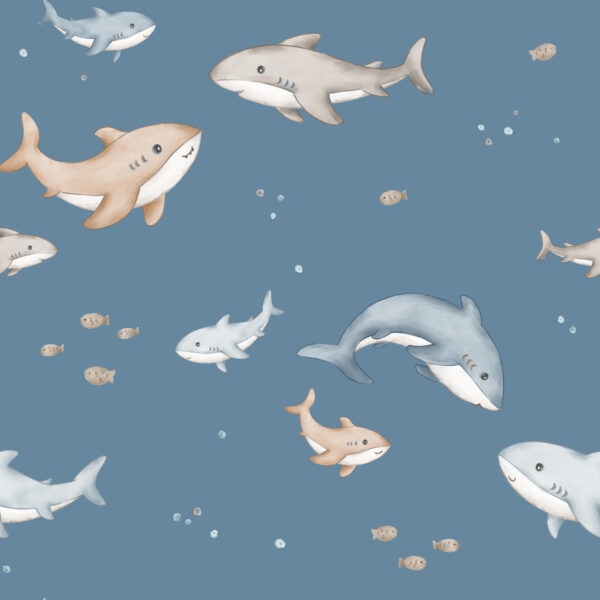 Shark and Baby Blue