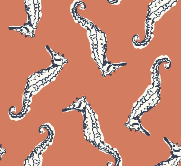 Dancing Seahorse Terracotta