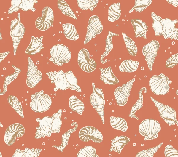 North Shore Seashells Terracotta