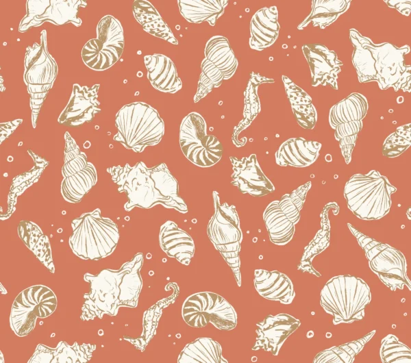 North Shore Seashells Terracotta