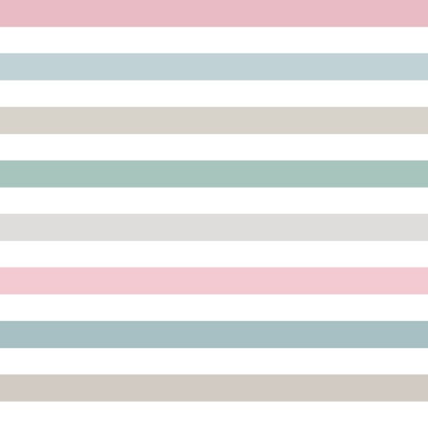 Colorful Stripes Turquoise Pink
