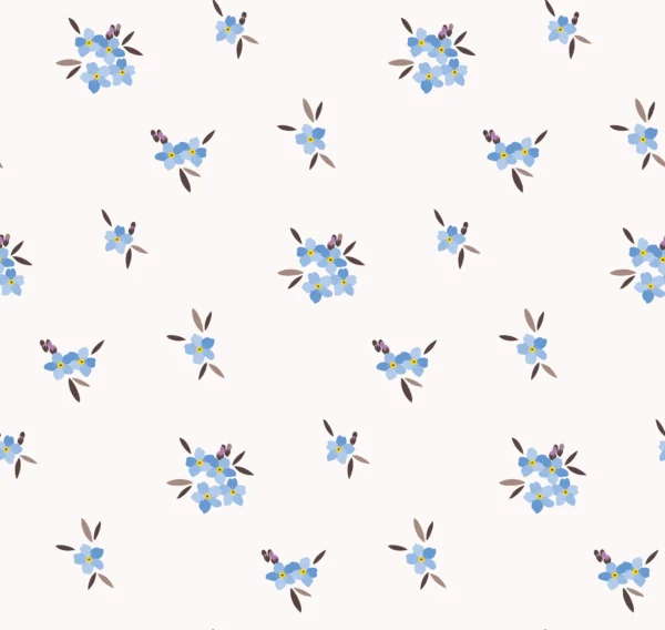 Myosotis Blue Offwhite