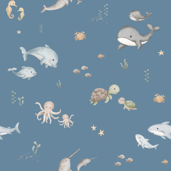 Sea Life Blue