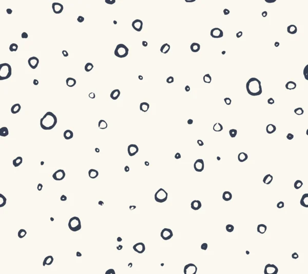 Bubbles Navy Blue