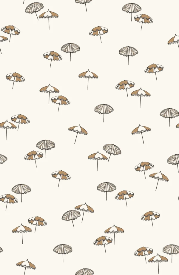 Beach Umbrella Cream Bronze