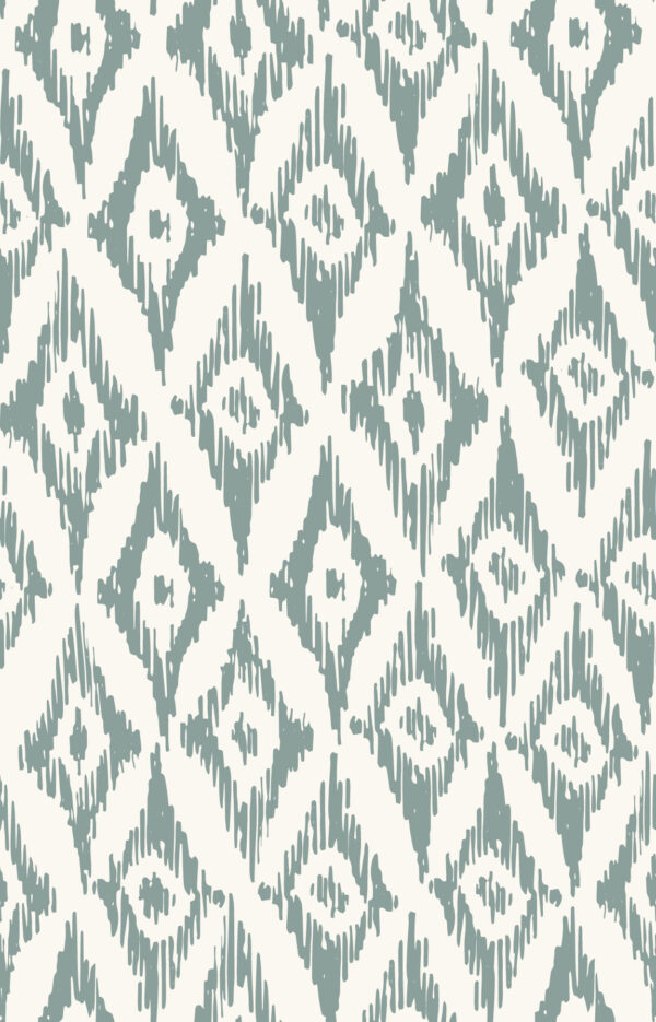 Boho Ikat Green