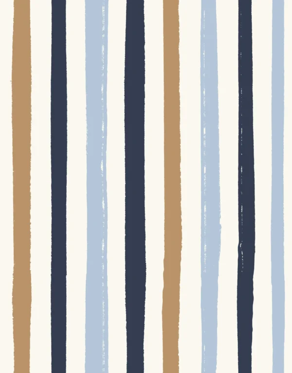 Rough Stripe Multi Bronze Blue