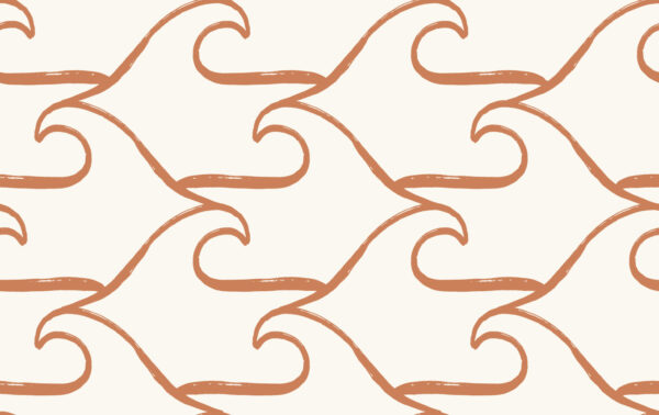 Surfs Up Cream Rust