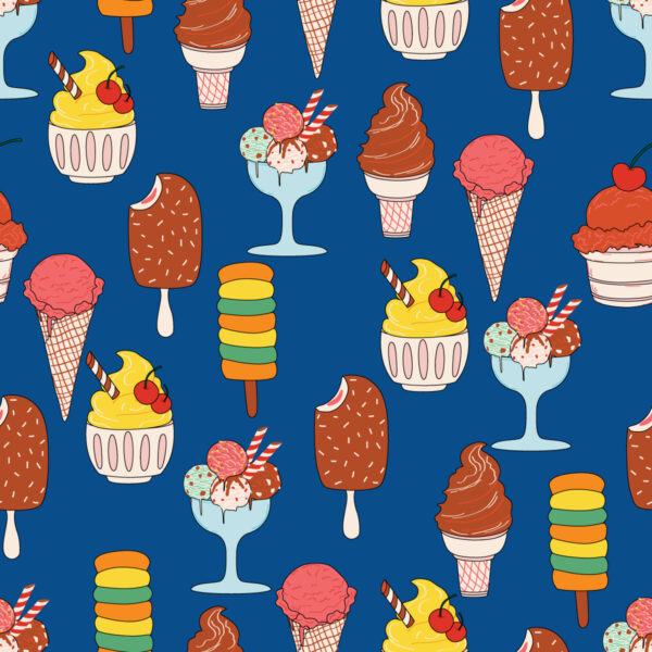 Ice Cream in Yale Blue