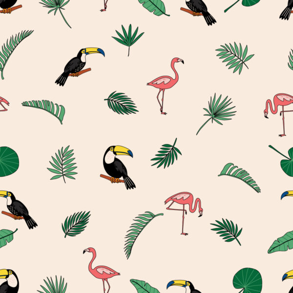 Toucan in Antique White