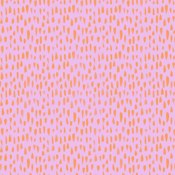 Brushstrokes Lilac Orange