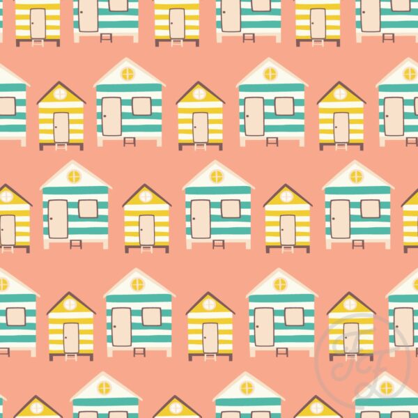 Beach House in Peach
