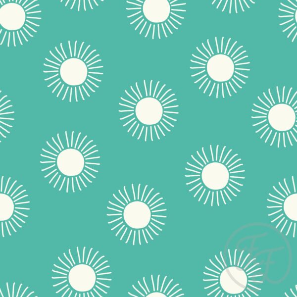 Sunshine in Fountain Blue