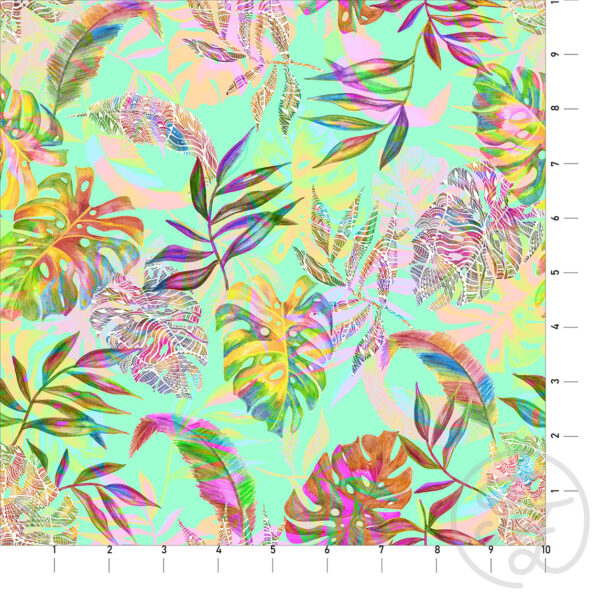Tropicana Foliage in Pale Turquoise