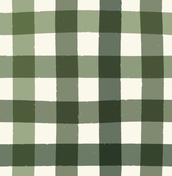 Multicolored Green Check Mini