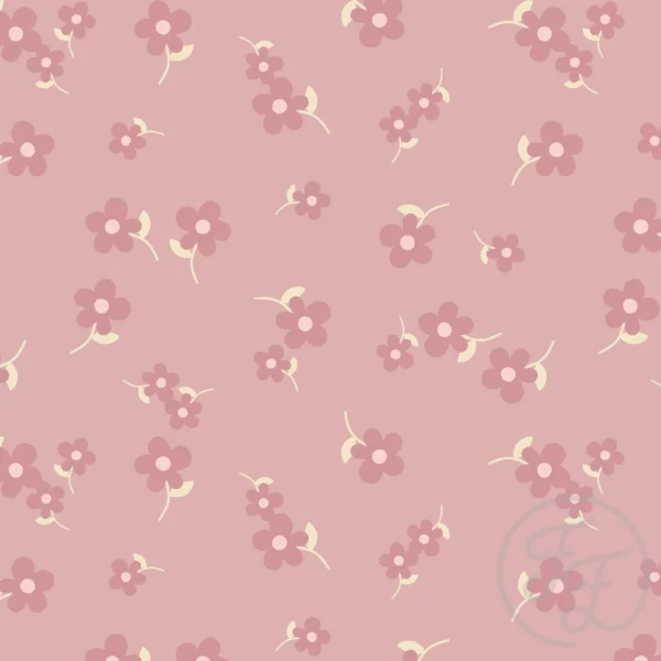 Bold Flower Ash Rose Small