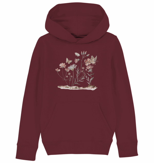 Flowers & Butterflies - Kids Organic Hoodie