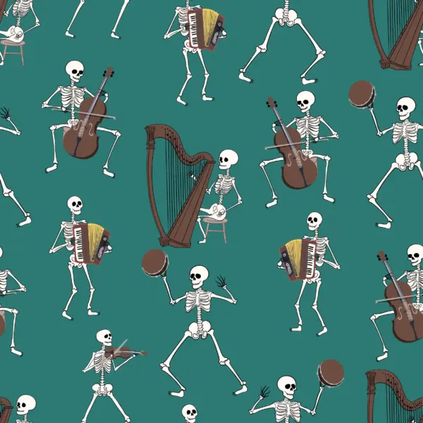 Skeleton Musicians