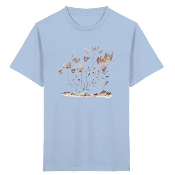 Flowers & Butterflies - Kids Organic Shirt