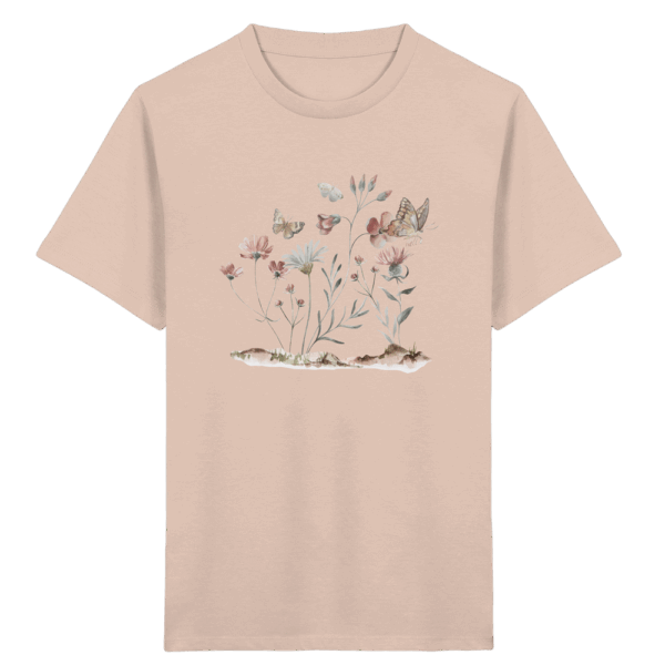 Flowers & Butterflies - Kids Organic Shirt