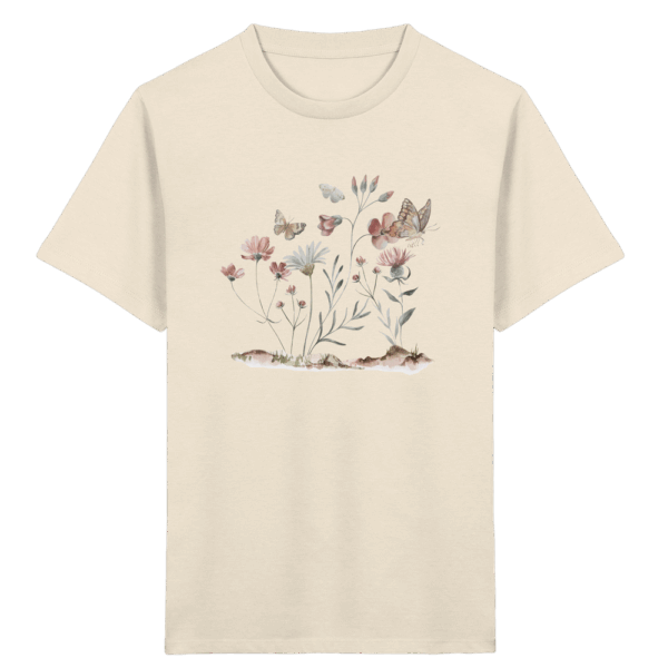 Flowers & Butterflies - Kids Organic Shirt