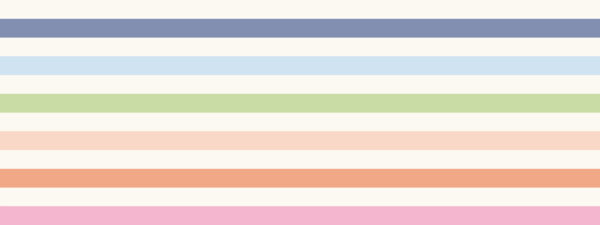 Rainbow Stripe Horizontal Multi