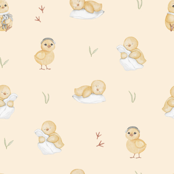 Cute Chicks Yellow