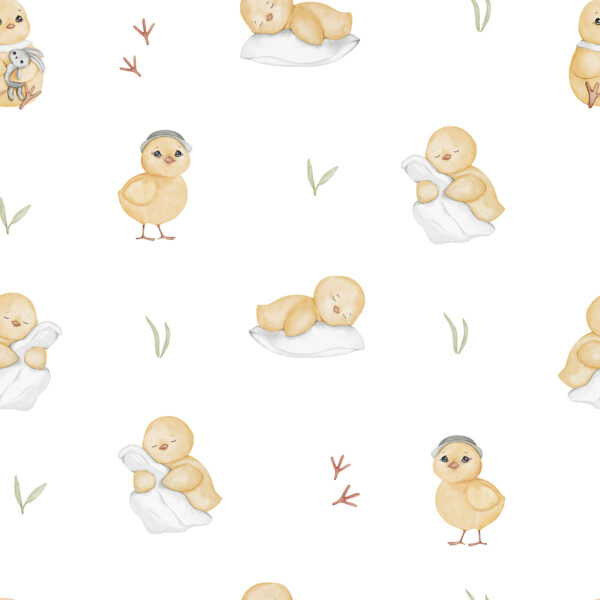 Cute Chicks Offwhite